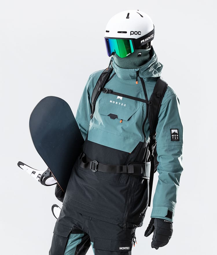 Montec Doom 2020 Snowboardjakke Herre Atlantic/Black, Bilde 4 av 9