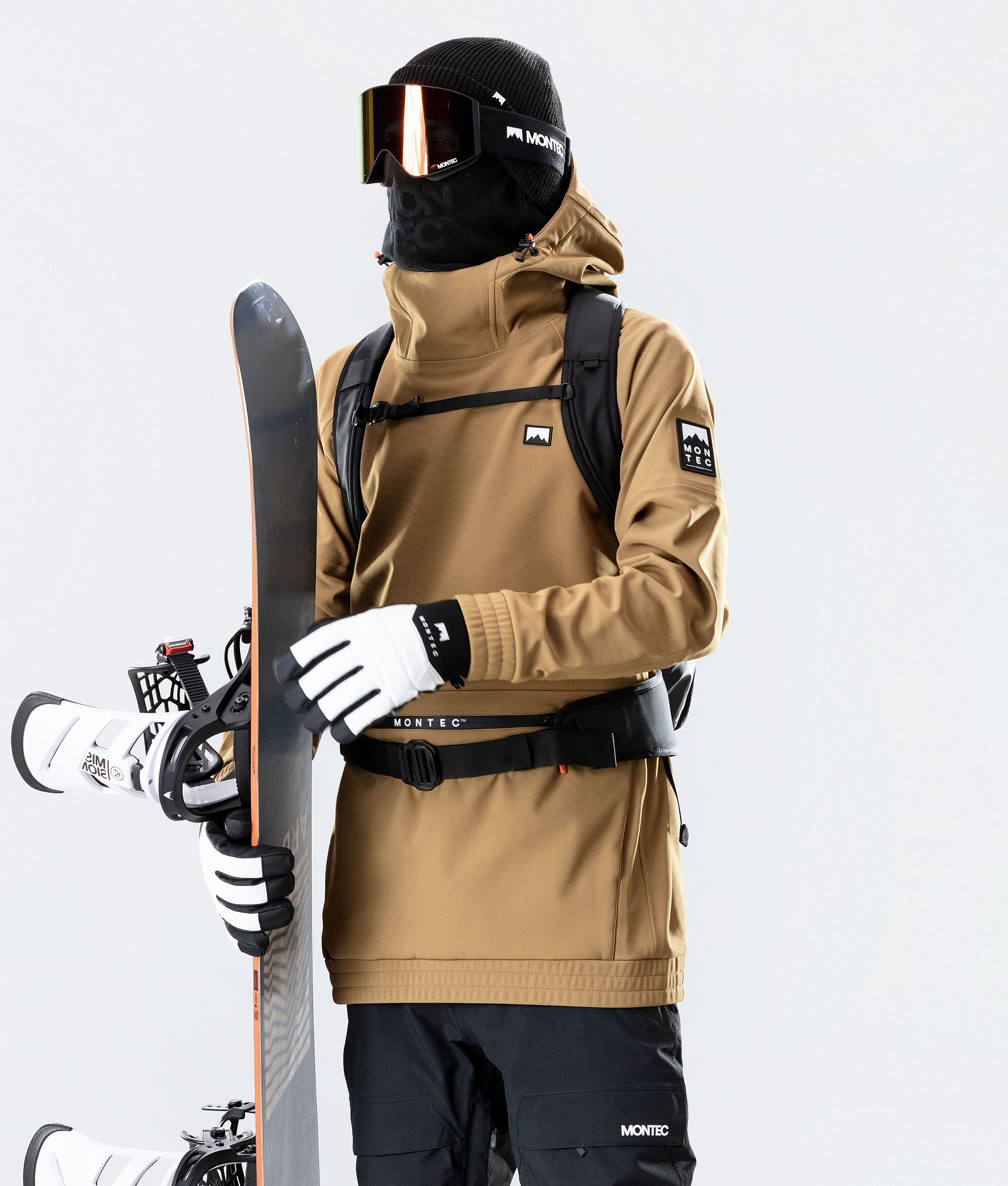 Montec Tempest 2020 Snowboardjakke Herre Gold, Bilde 4 av 9