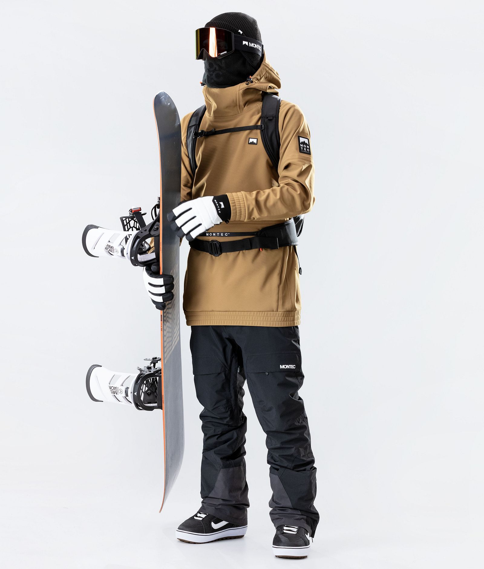 Montec Tempest 2020 Snowboardjakke Herre Gold, Bilde 7 av 9