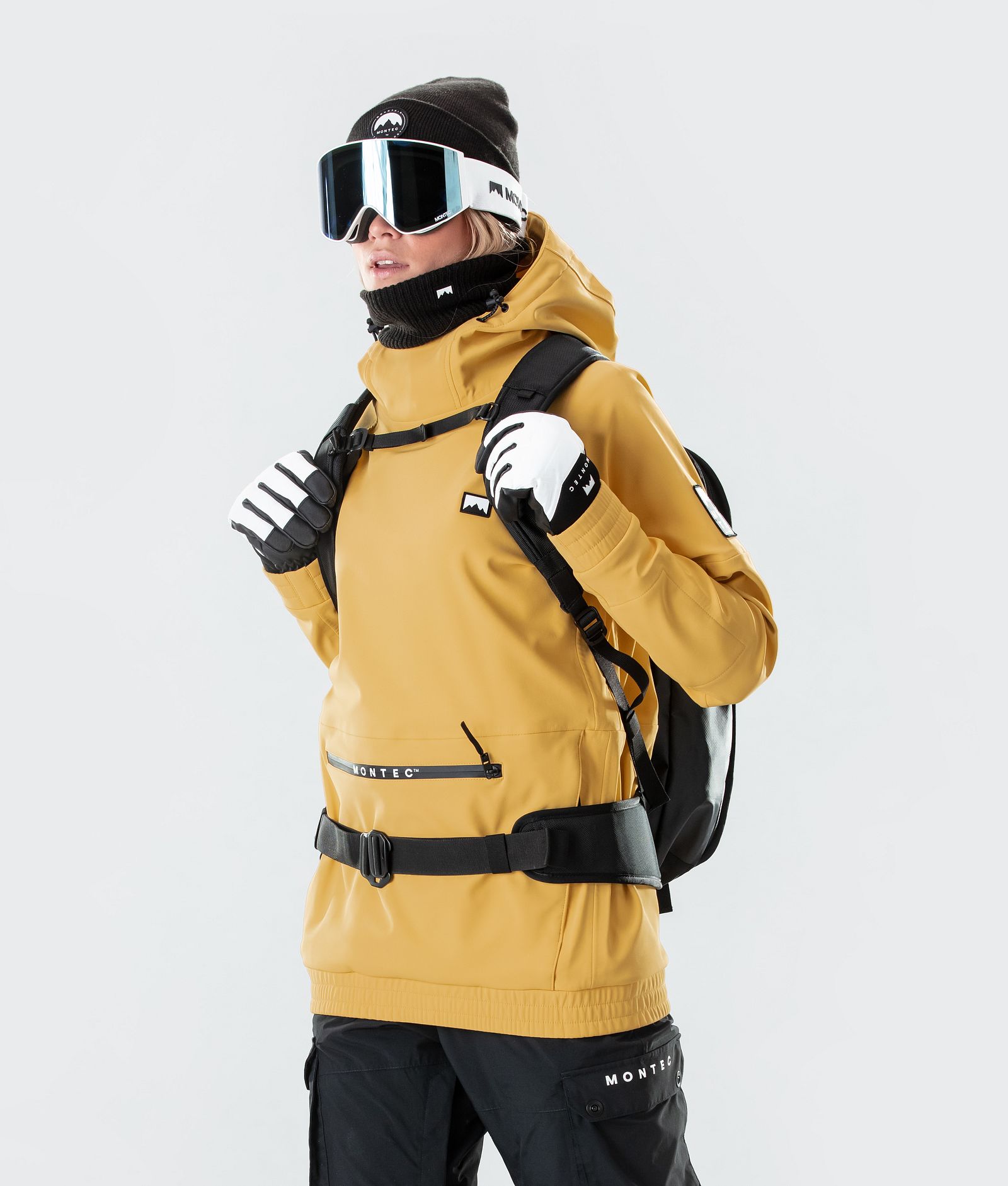 Montec Tempest W 2020 Snowboardjakke Dame Yellow, Bilde 1 av 9