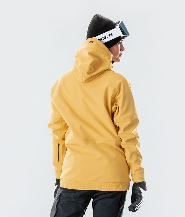 Montec Tempest W 2020 Snowboardjakke Dame Yellow, Bilde 5 av 9