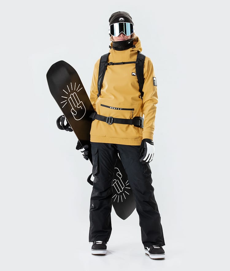 Montec Tempest W 2020 Snowboardjakke Dame Yellow, Bilde 7 av 9