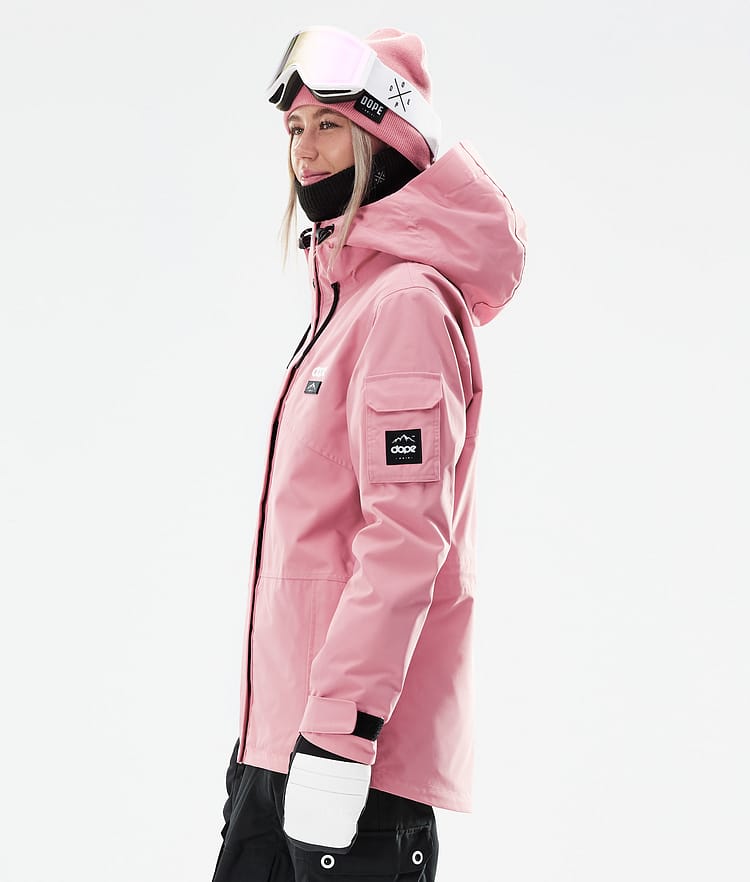 Dope Adept W 2021 Snowboardjakke Dame Pink, Bilde 7 av 11