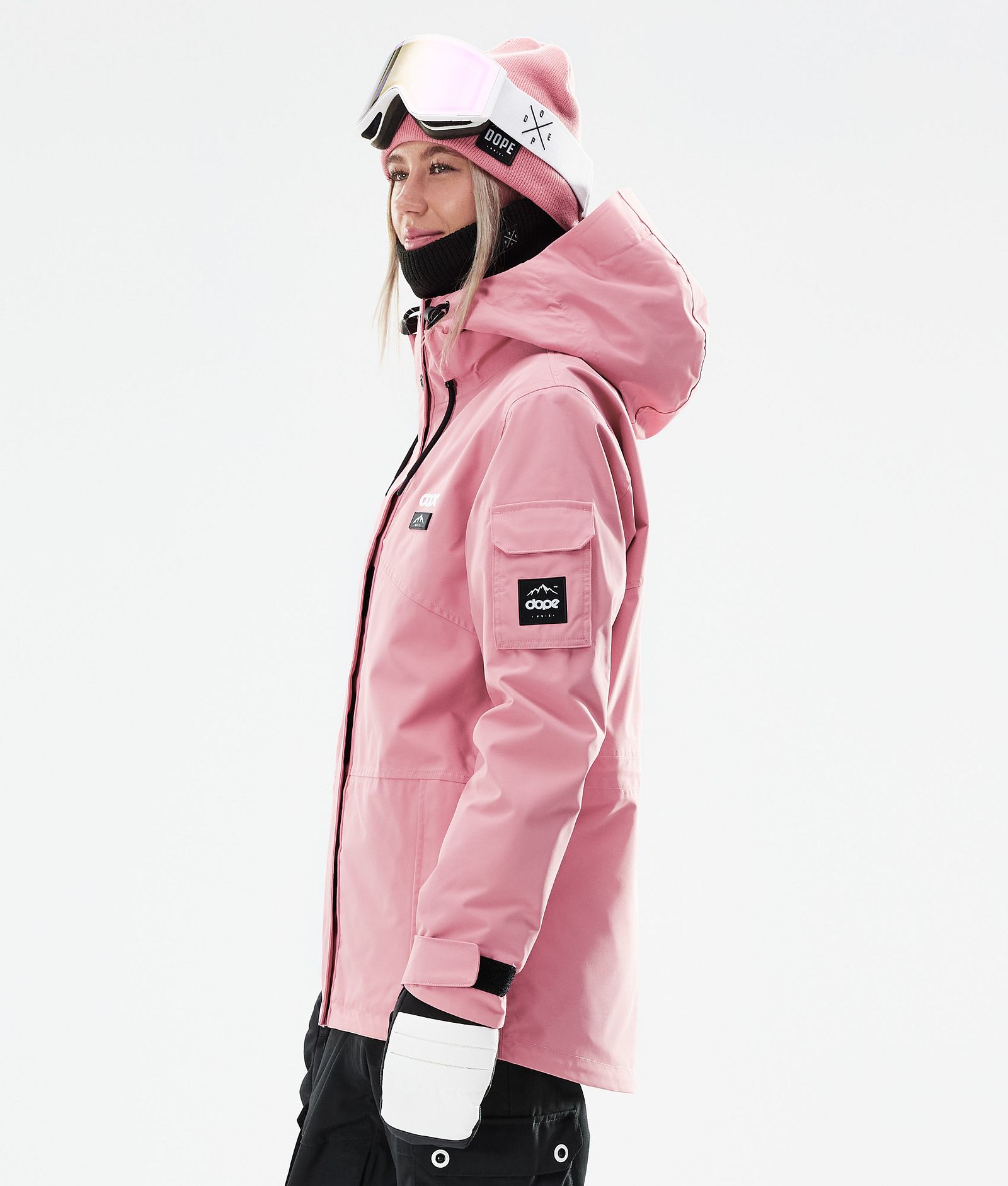 Dope Adept W 2021 Snowboardjakke Dame Pink, Bilde 7 av 11