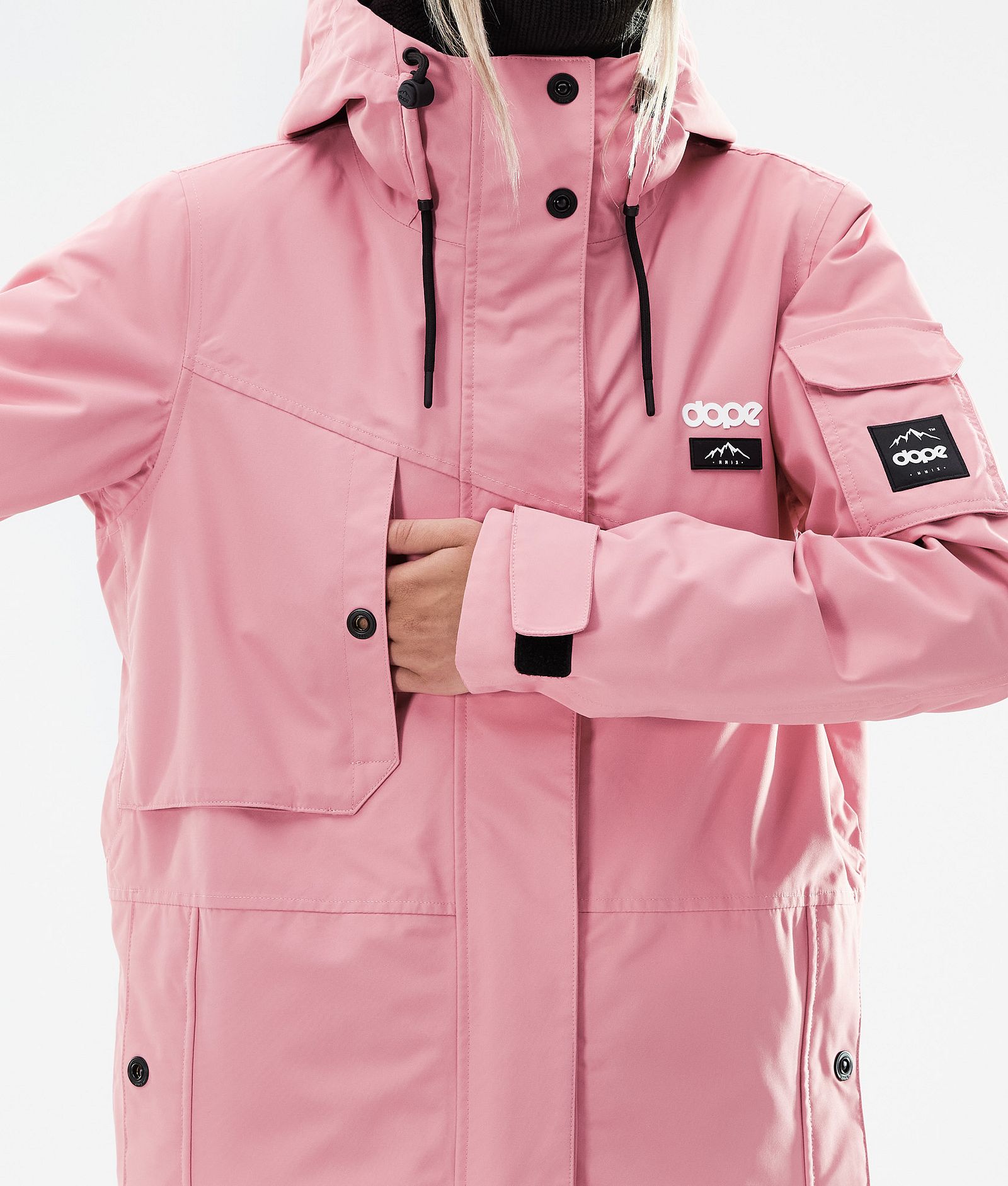 Dope Adept W 2021 Snowboardjakke Dame Pink, Bilde 10 av 11