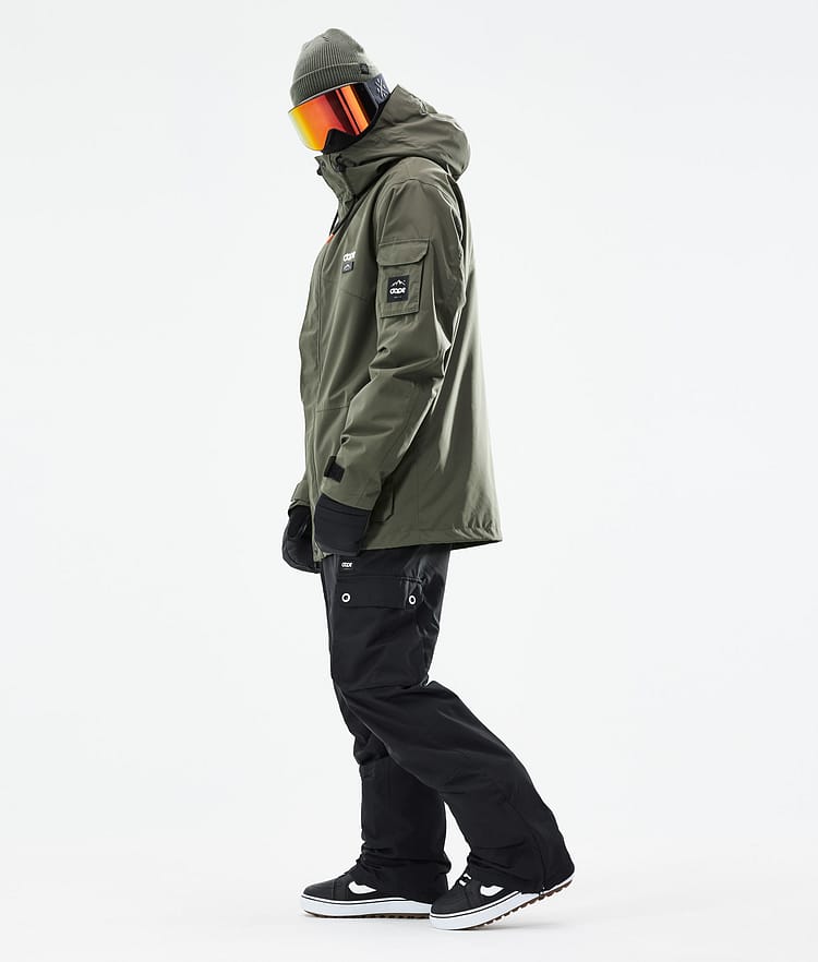 Dope Adept 2021 Snowboardjakke Herre Olive Green, Bilde 5 av 11