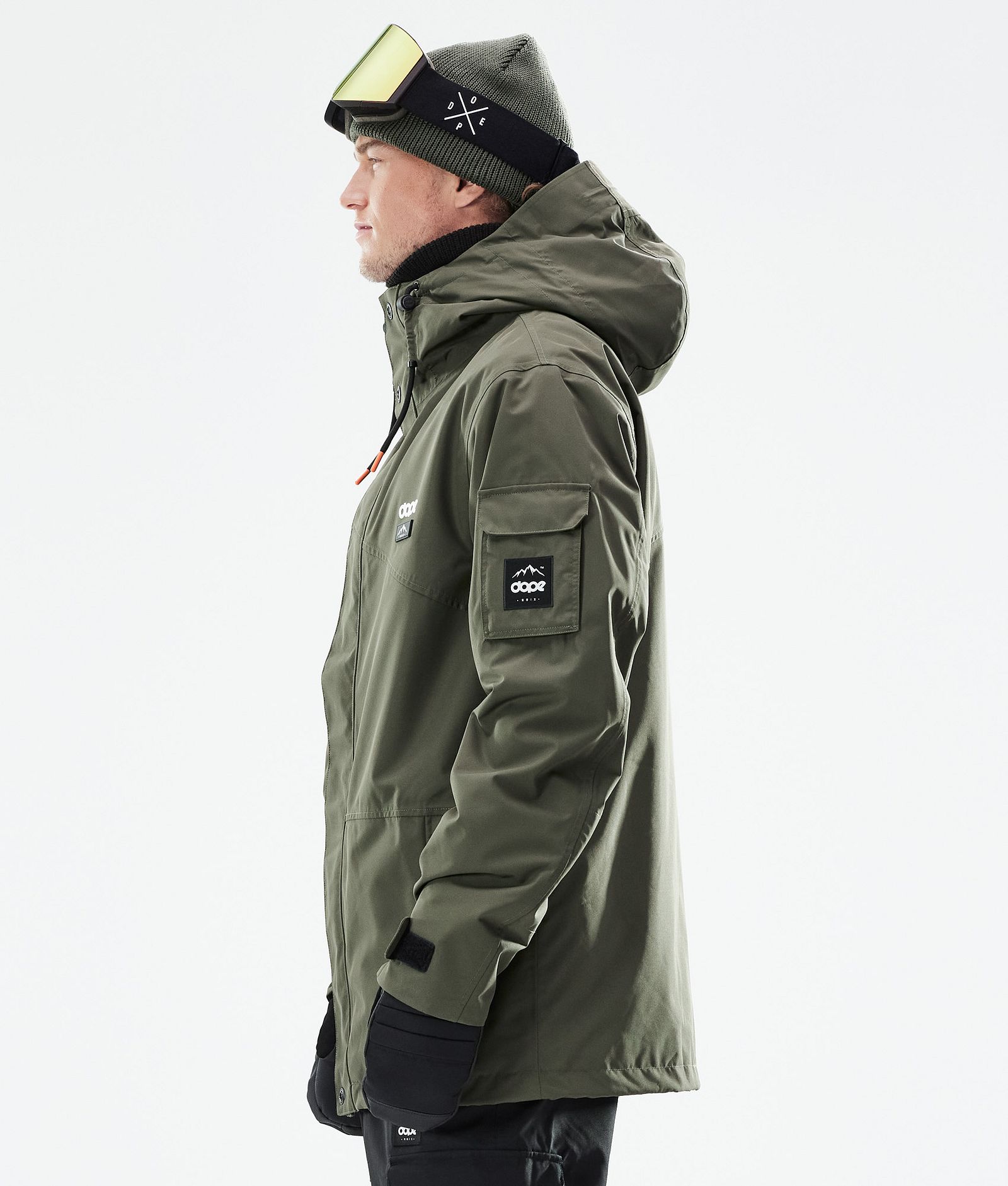 Dope Adept 2021 Snowboardjakke Herre Olive Green, Bilde 7 av 11