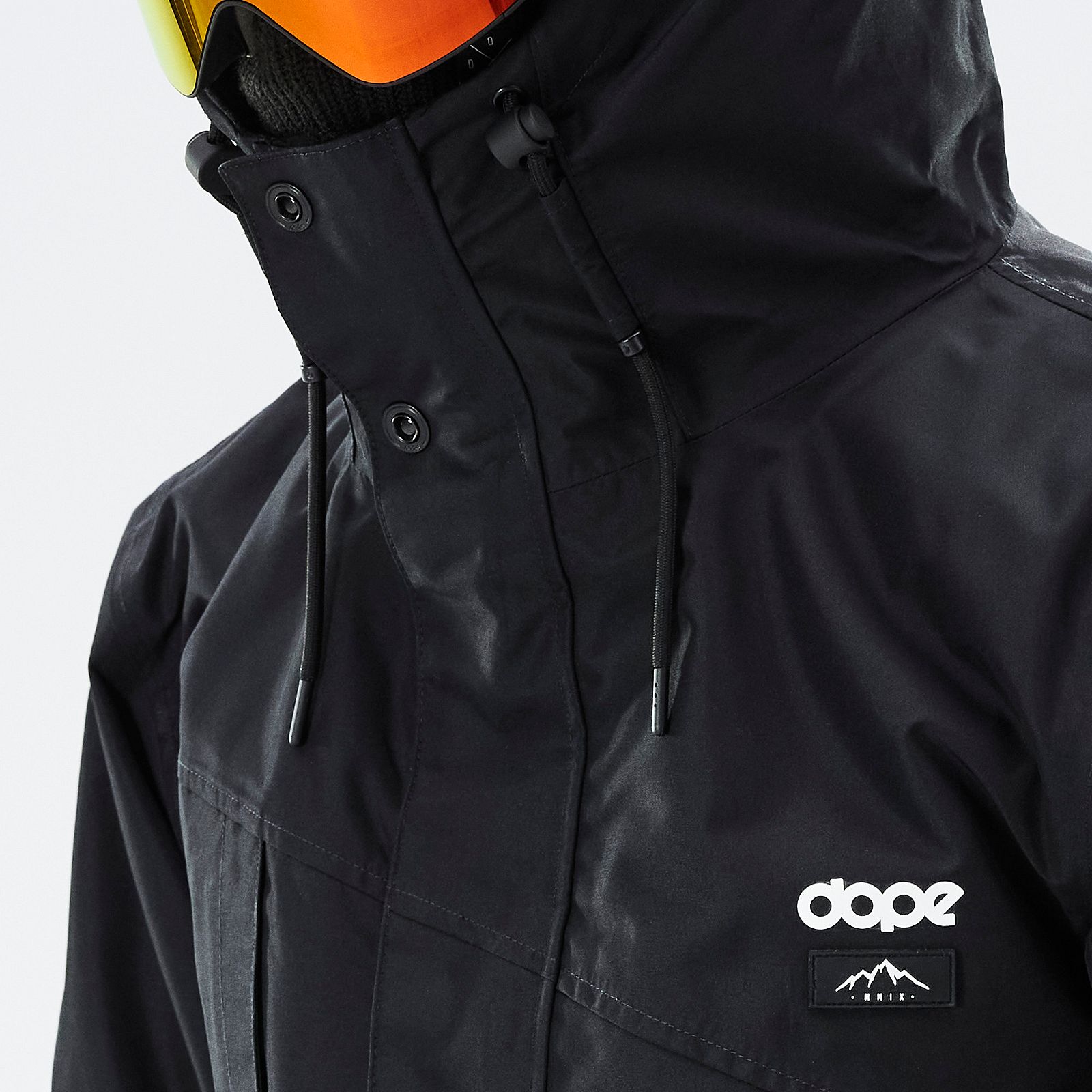 Dope Drawstring Hood/Waist Reservedeler Black/Black Tip, Bilde 2 av 2