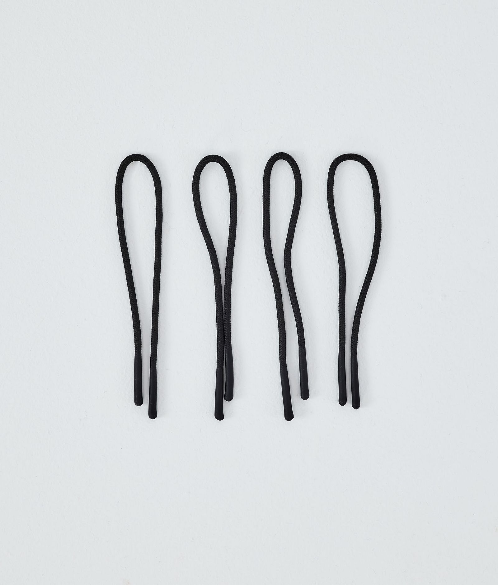 Dope Round Zip Puller String Reservedeler Black/Black Tip, Bilde 1 av 2