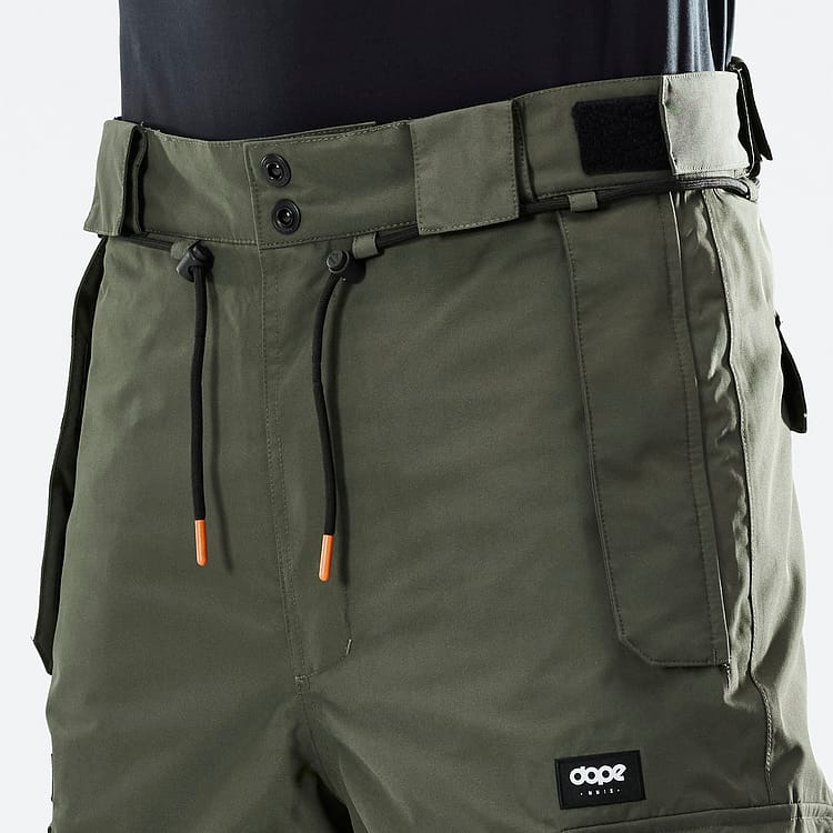 Dope Drawstring Pant Reservedeler Black/Orange Tip, Bilde 2 av 2