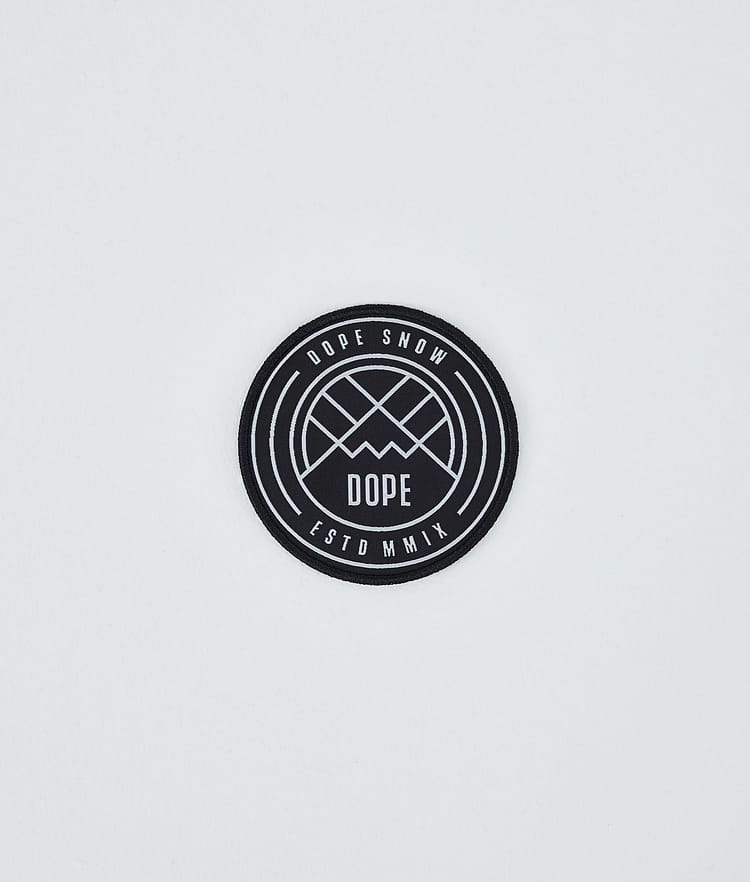 Dope Round Patch Dope Reservedeler Black/White Logo, Bilde 1 av 1