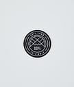 Dope Round Patch Dope Reservedeler Herre Black/White Logo