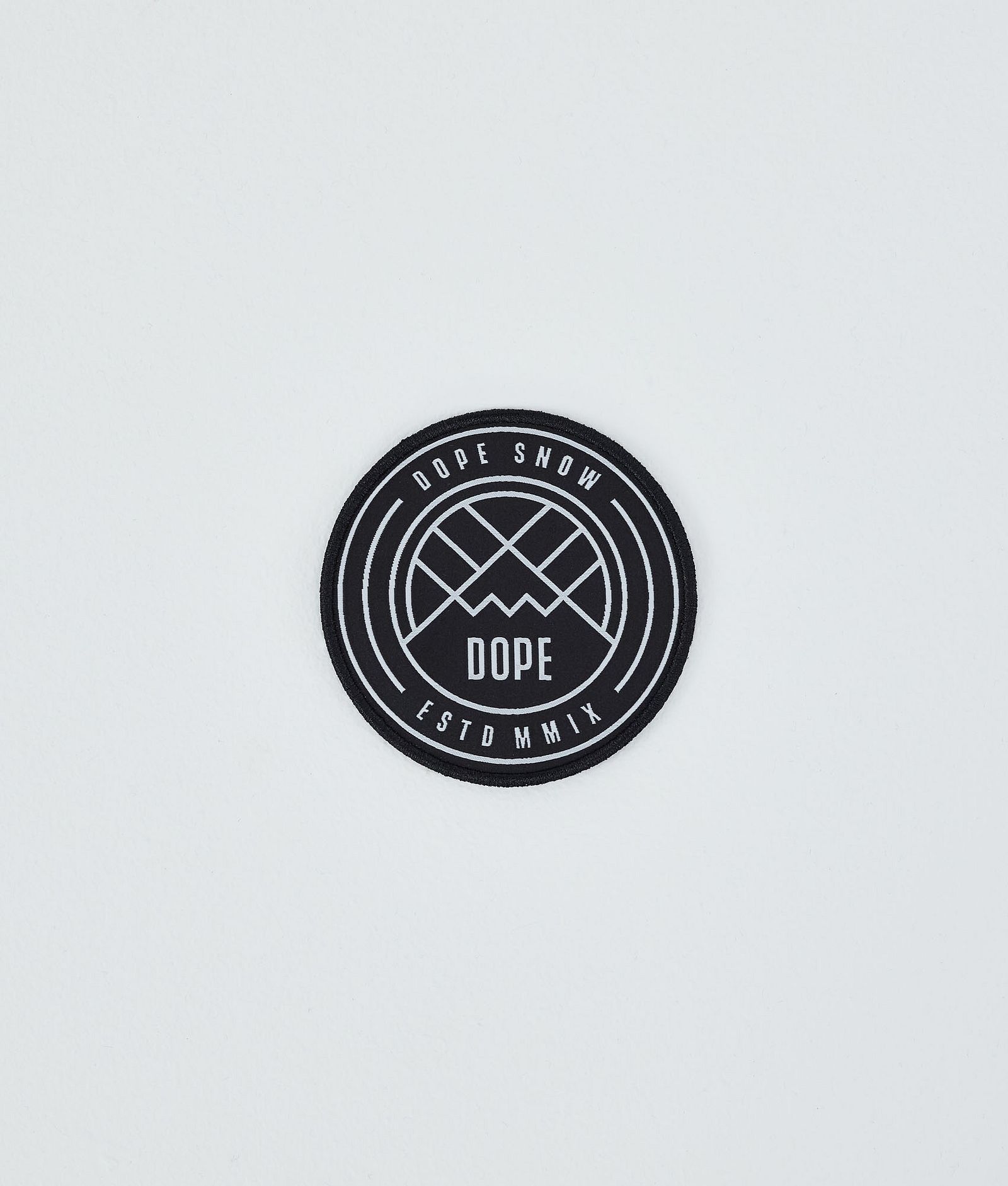 Dope Round Patch Dope Reservedeler Black/White Logo, Bilde 1 av 1