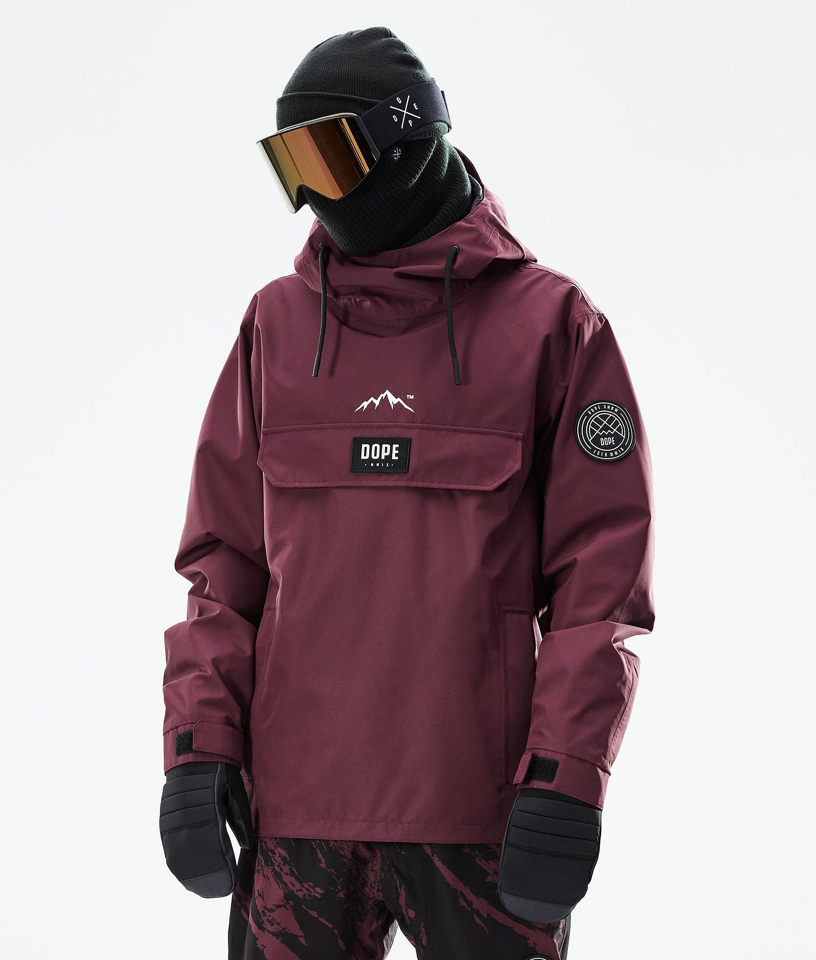 Dope Blizzard 2021 Snowboardjakke Herre Burgundy, Bilde 1 av 9