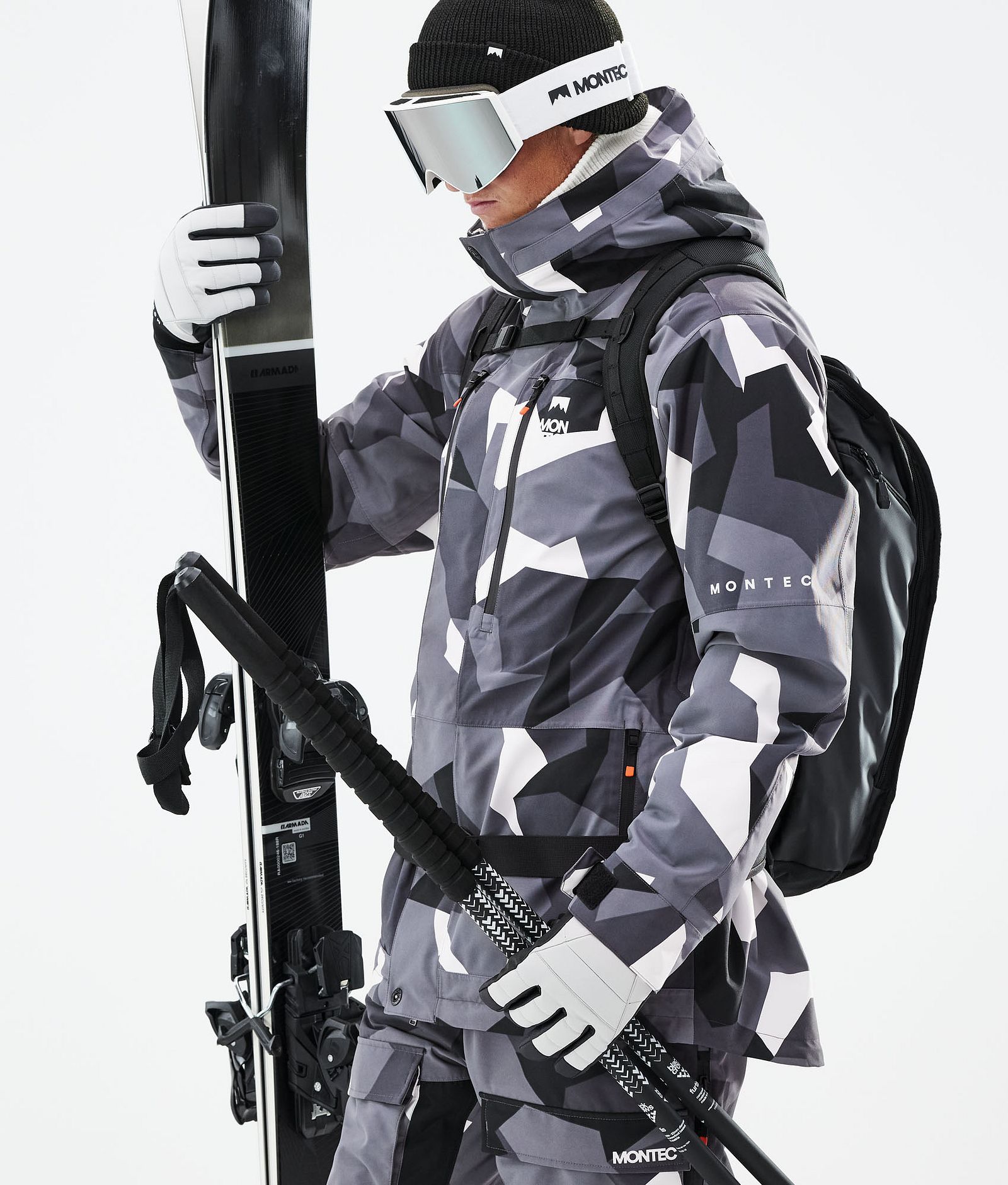 Montec Fawk 2021 Skijakke Herre Arctic Camo, Bilde 3 av 11