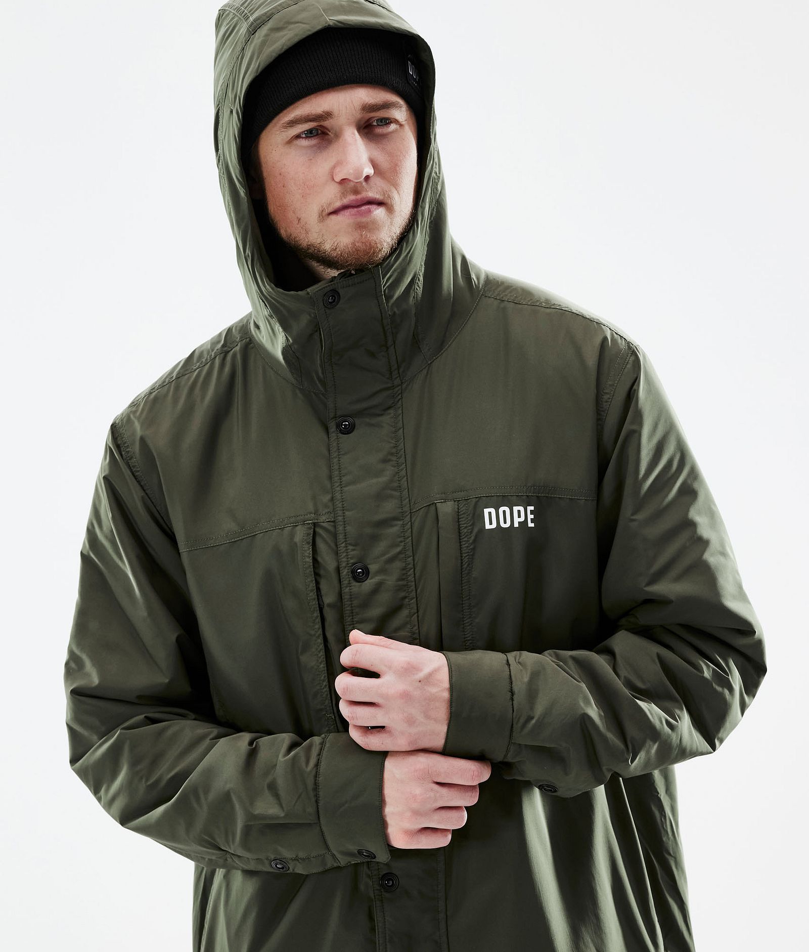 Dope Insulated Mellomlags jakke Outdoor Herre Olive Green, Bilde 3 av 12