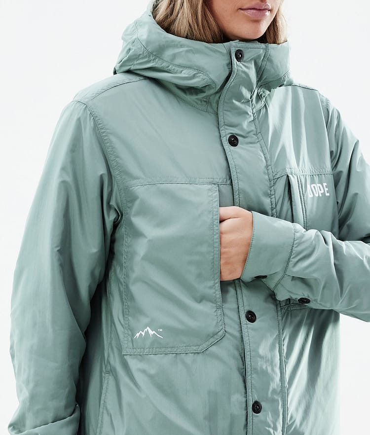 Dope Insulated W Mellomlags jakke Outdoor Dame Faded Green, Bilde 9 av 10