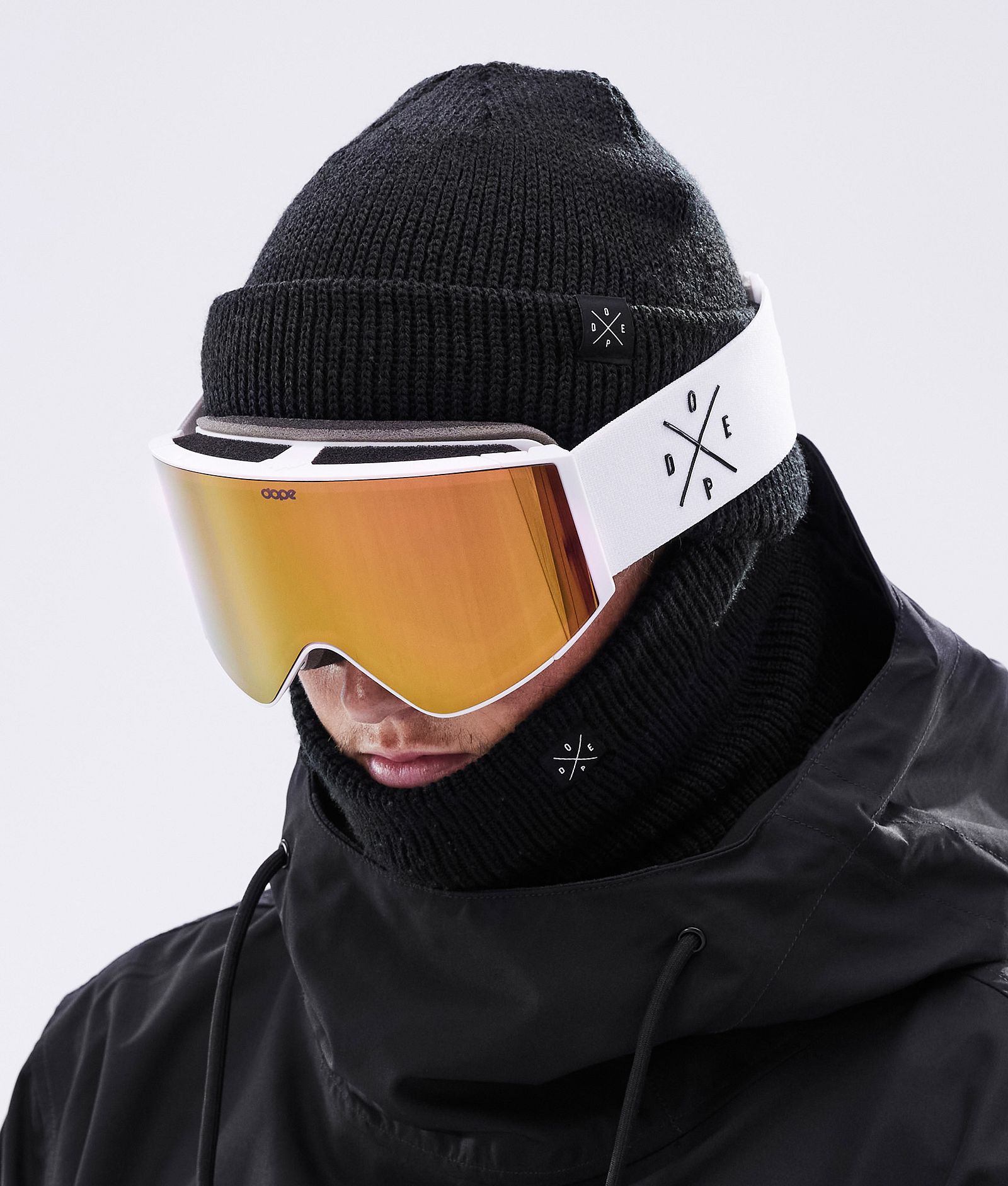 Dope Sight 2021 Skibriller White/Champagne Mirror, Bilde 2 av 6