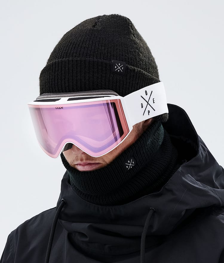 Dope Sight 2021 Skibriller White/Pink Mirror, Bilde 2 av 6