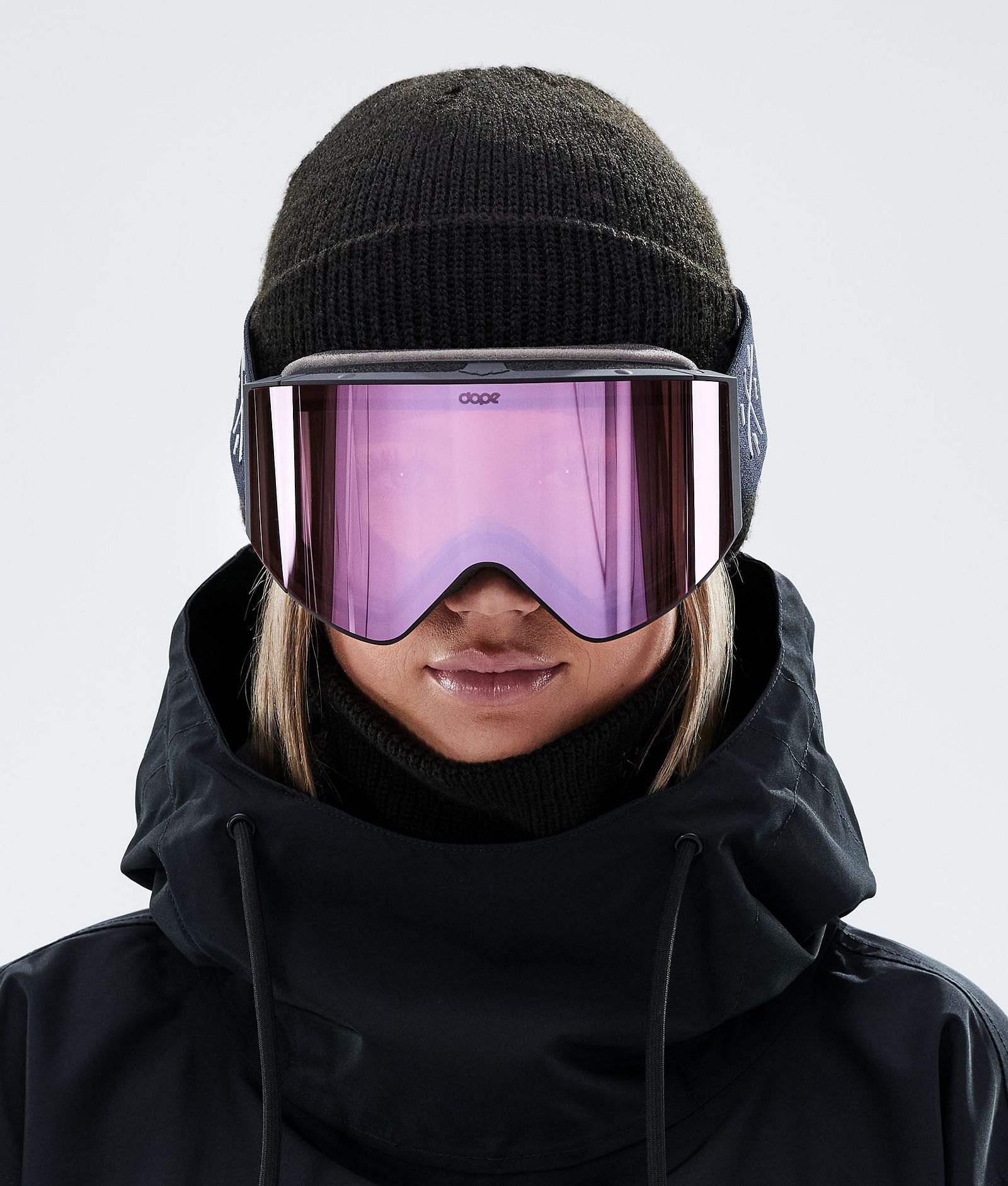 Dope Sight 2021 Skibriller Black/Pink Mirror, Bilde 3 av 6