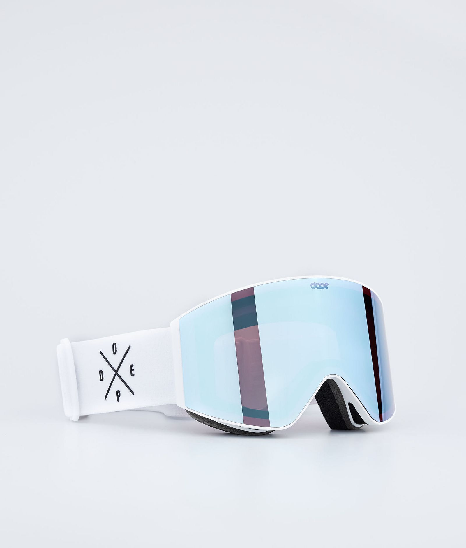 Dope Sight 2021 Skibriller White/Blue Mirror, Bilde 1 av 6