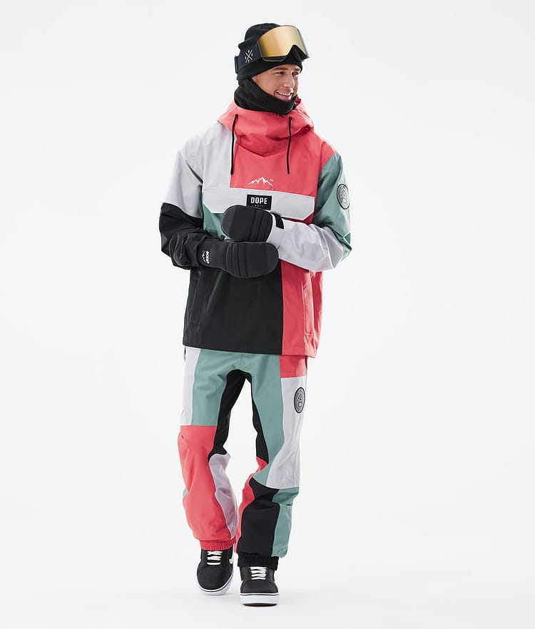 Dope Blizzard LE Snowboardjakke Herre Limited Edition Patchwork Coral, Bilde 4 av 10