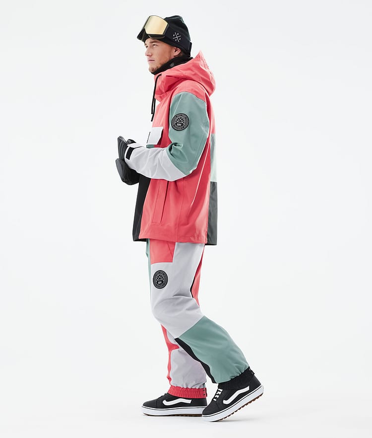 Dope Blizzard LE Snowboardjakke Herre Limited Edition Patchwork Coral, Bilde 5 av 10