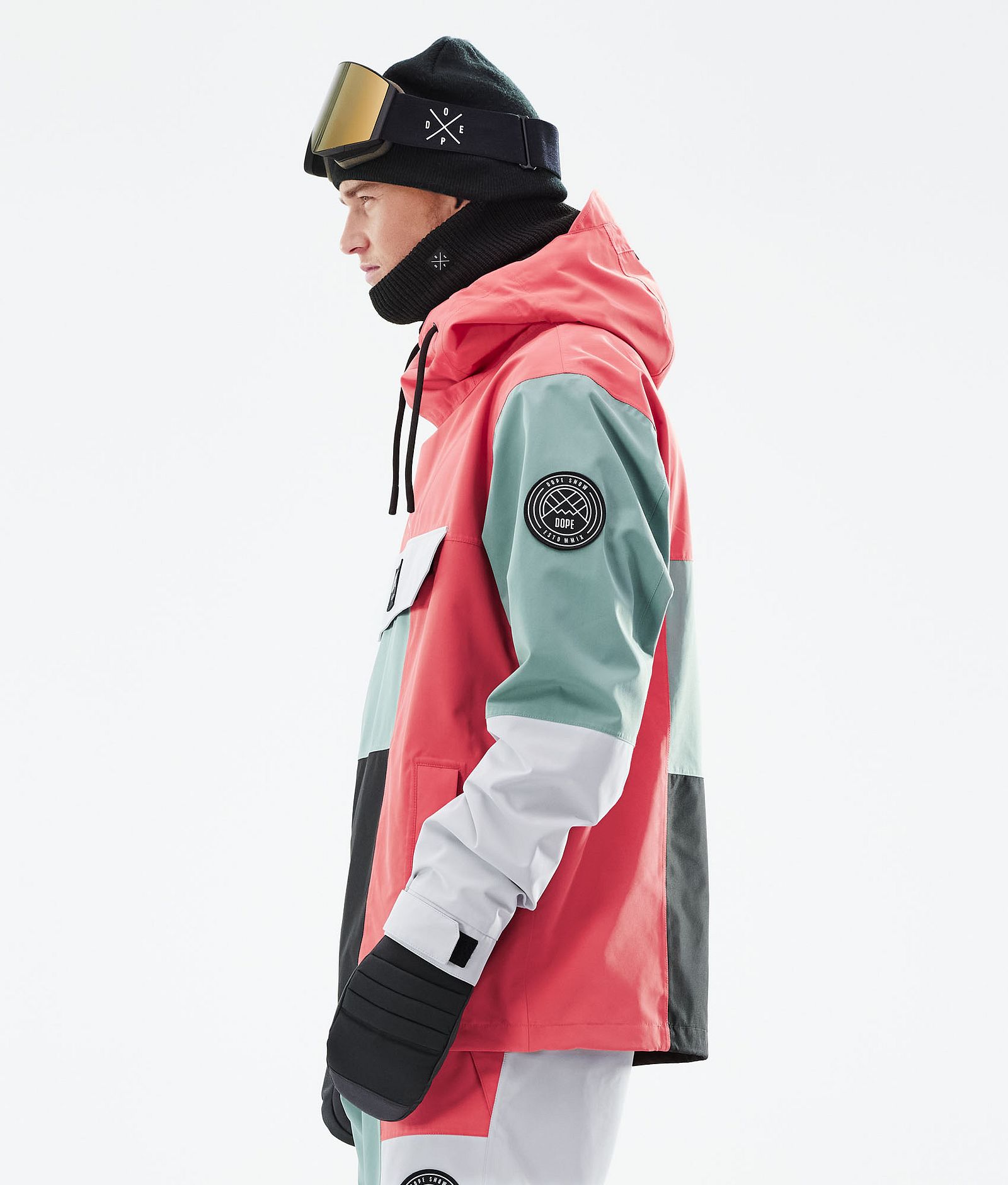 Dope Blizzard LE Snowboardjakke Herre Limited Edition Patchwork Coral, Bilde 7 av 10