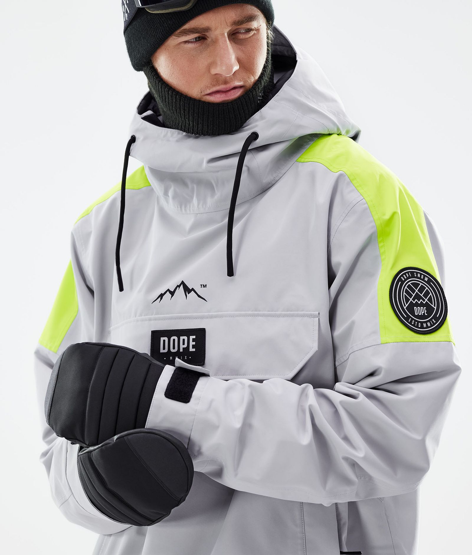 Dope Blizzard LE Snowboardjakke Herre Limited Edition Stripe Light Grey, Bilde 2 av 9