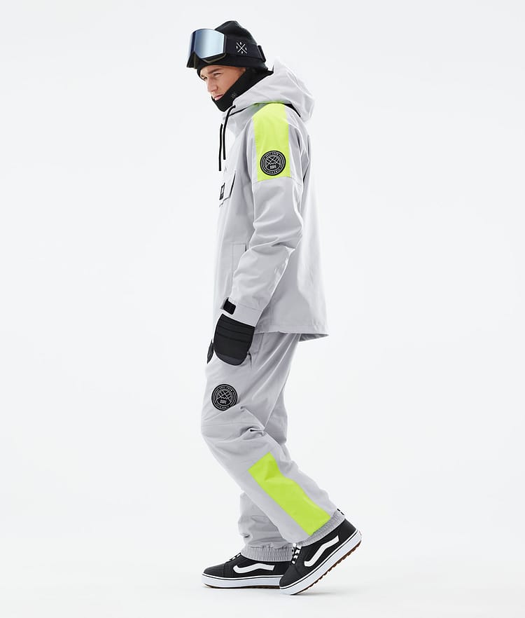 Dope Blizzard LE Snowboardjakke Herre Limited Edition Stripe Light Grey, Bilde 4 av 9