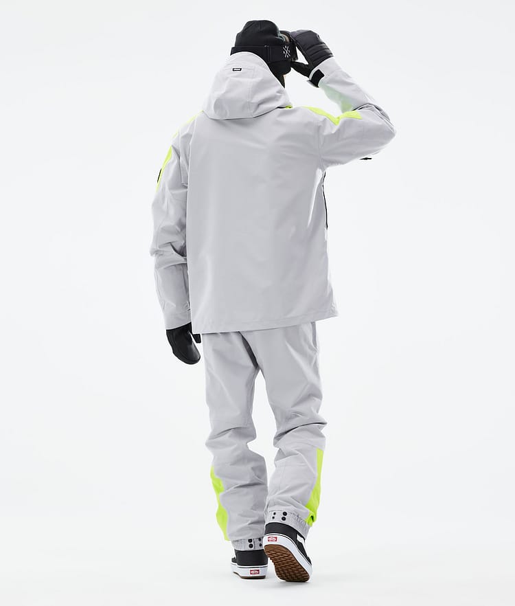 Dope Blizzard LE Snowboardjakke Herre Limited Edition Stripe Light Grey, Bilde 5 av 9