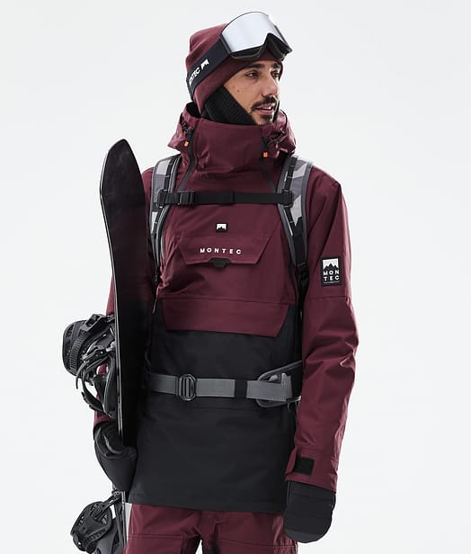 Montec Doom Snowboardjakke Herre Burgundy/Black