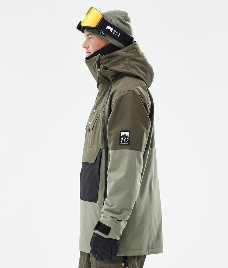 Montec Doom Snowboardjakke Herre Olive Green/Black/Greenish, Bilde 6 av 11