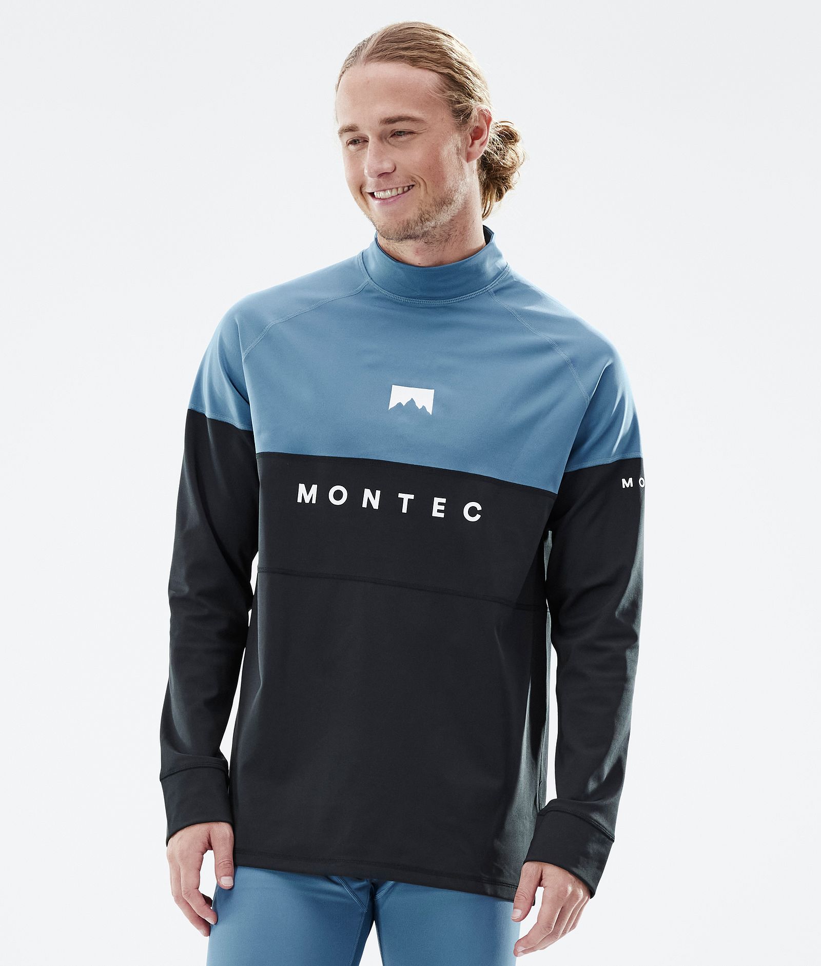 Montec Alpha Superundertøy overdel Herre Blue Steel/Black, Bilde 1 av 5