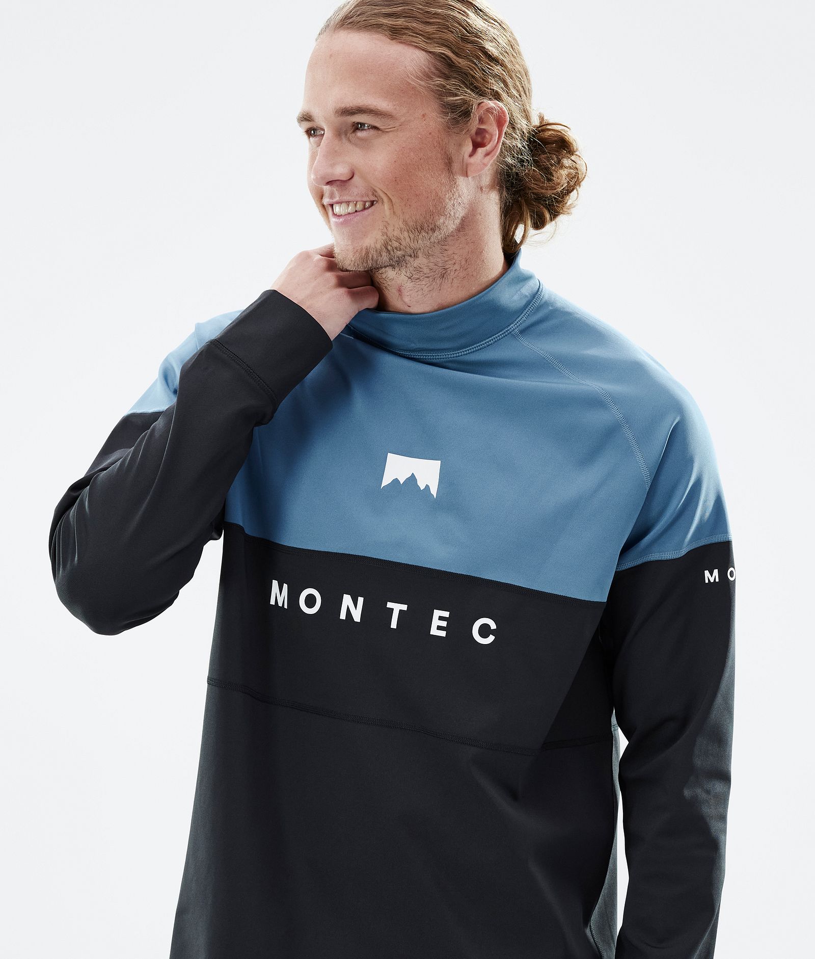 Montec Alpha Superundertøy overdel Herre Blue Steel/Black, Bilde 2 av 5