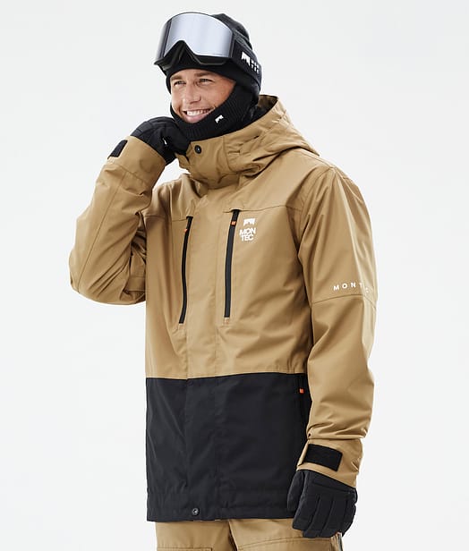 Montec Fawk Snowboardjakke Herre Gold/Black