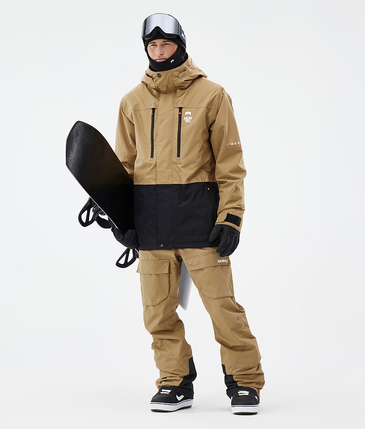 Montec Fawk Snowboardjakke Herre Gold/Black, Bilde 3 av 10