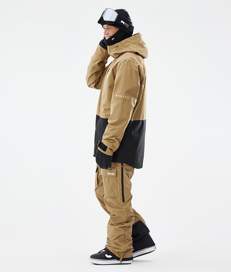 Montec Fawk Snowboardjakke Herre Gold/Black, Bilde 4 av 10