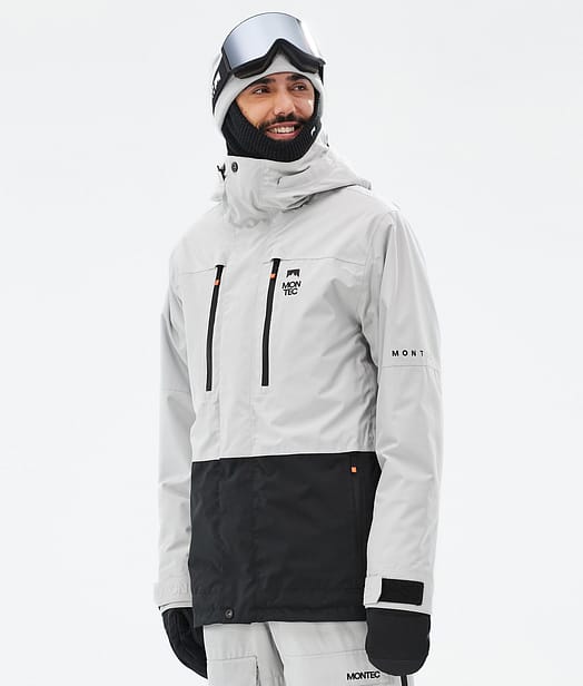 Montec Fawk Snowboardjakke Herre Light Grey/Black