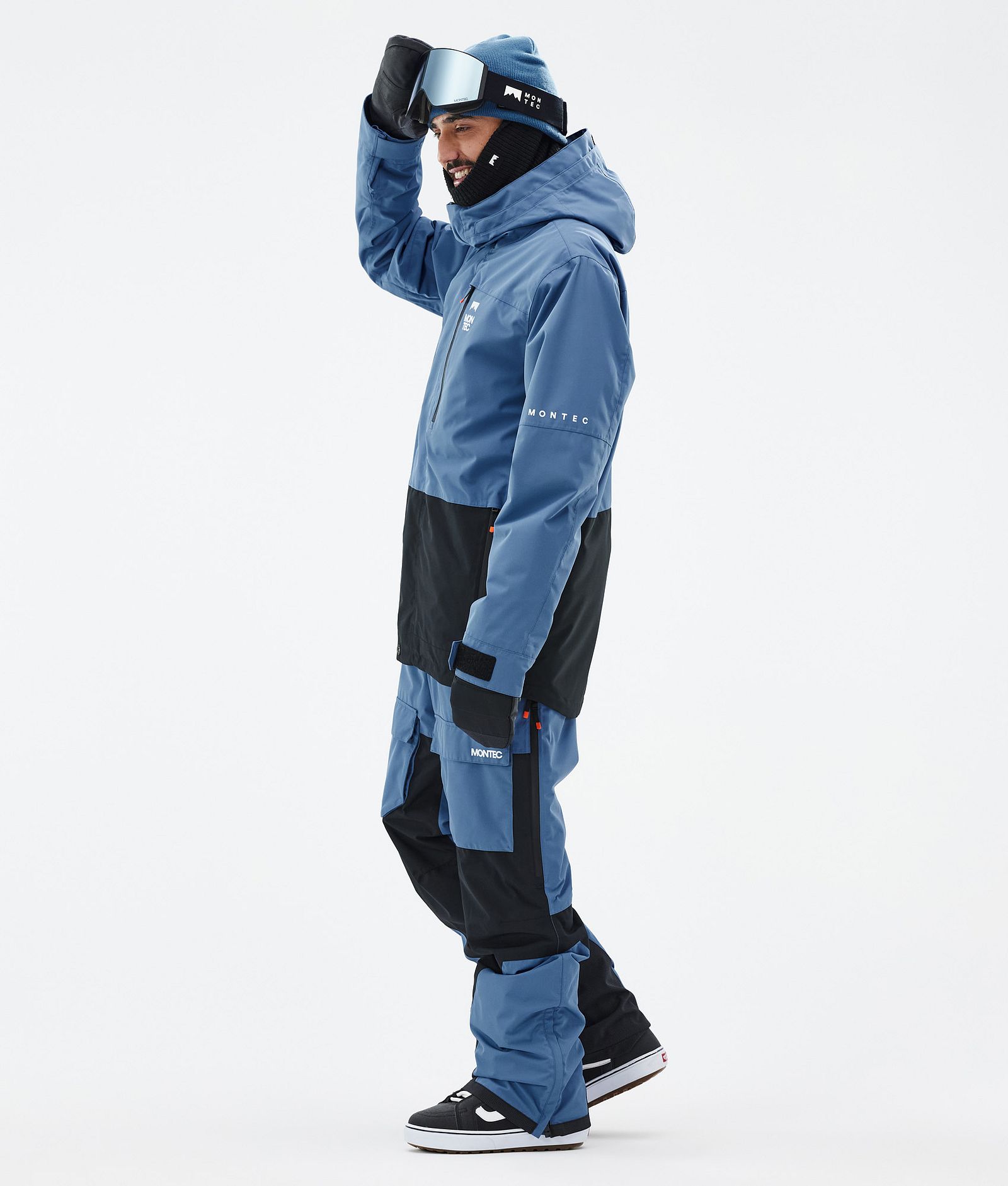 Montec Fawk Snowboardjakke Herre Blue Steel/Black, Bilde 4 av 10