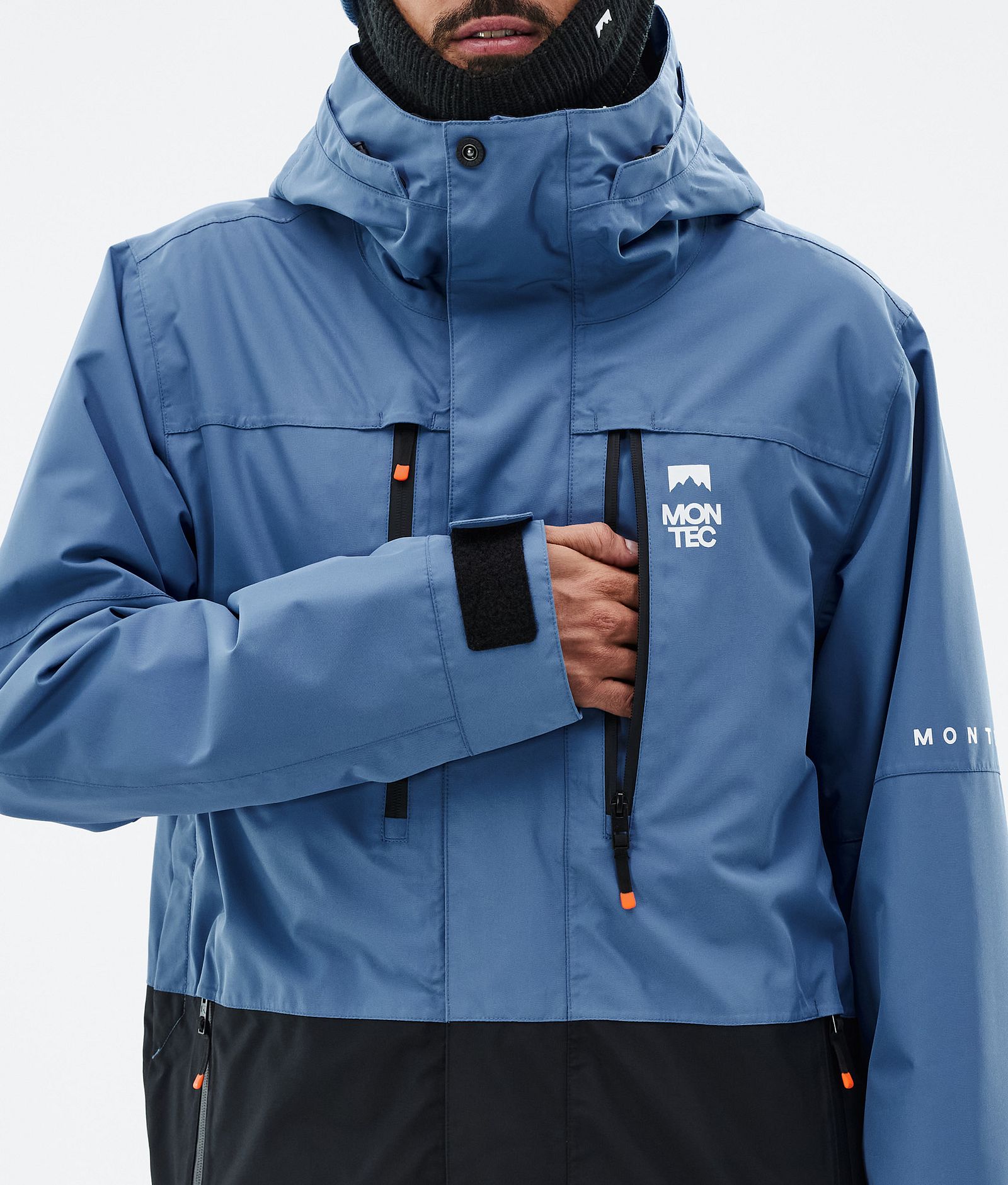 Montec Fawk Snowboardjakke Herre Blue Steel/Black, Bilde 9 av 10