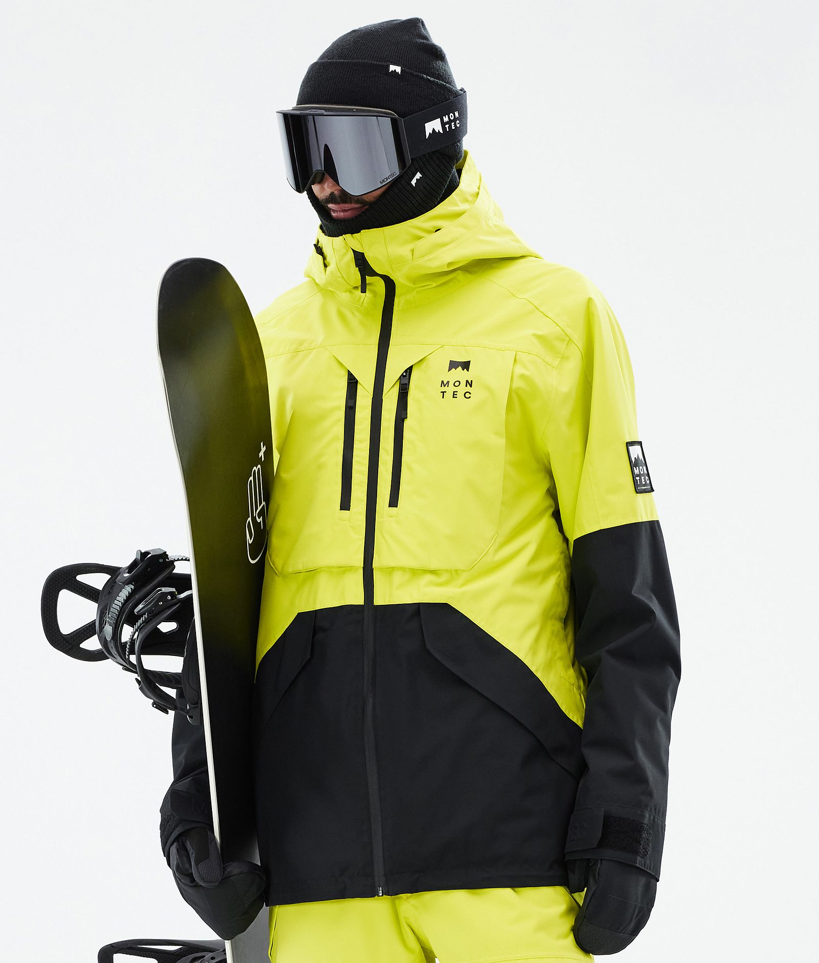 Montec Arch Snowboardjakke Herre Bright Yellow/Black, Bilde 1 av 10