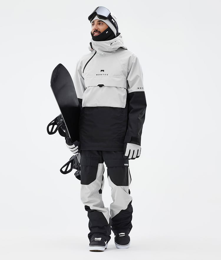 Montec Fawk Snowboardbukse Herre Black/Light Grey, Bilde 2 av 7