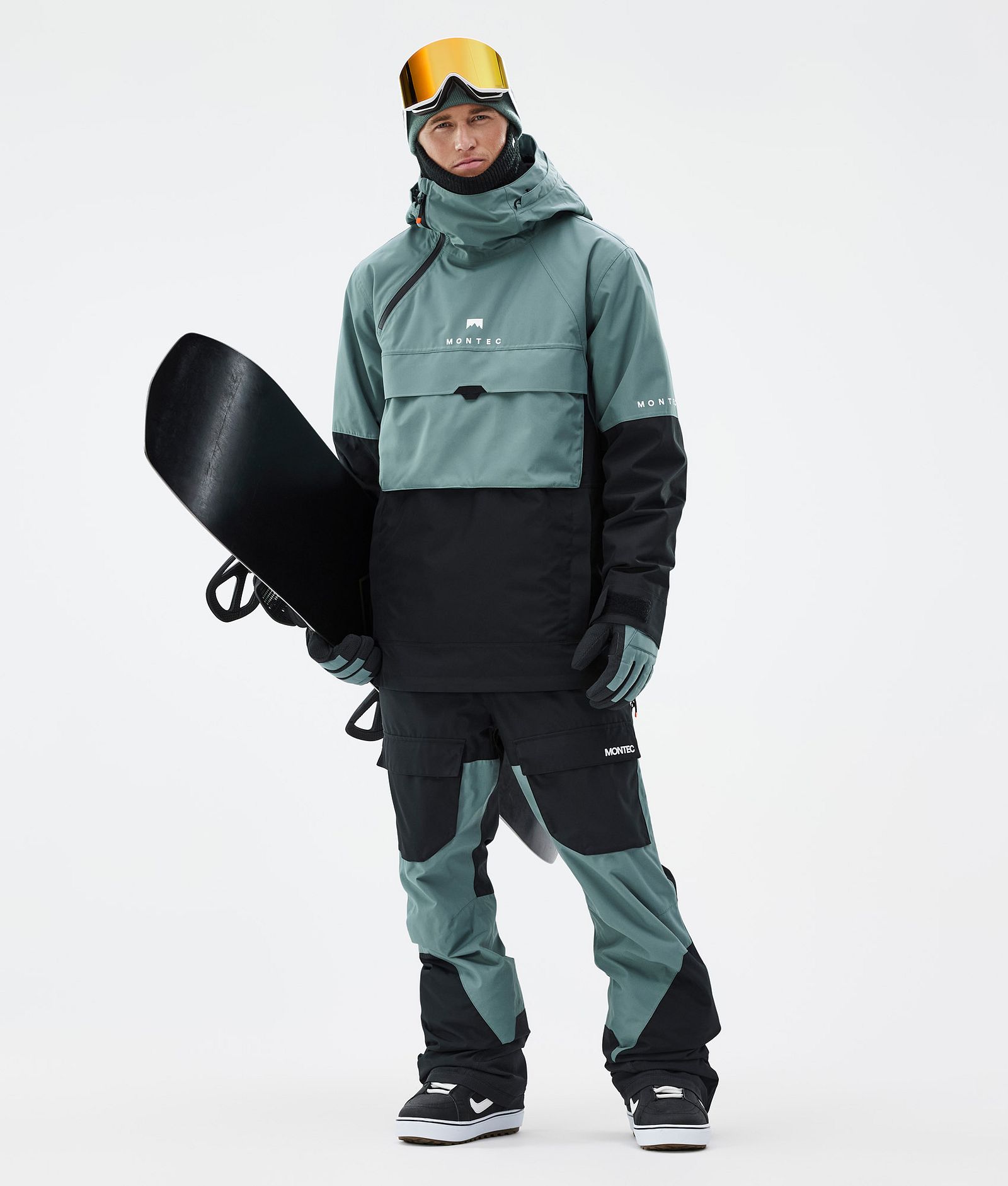 Montec Fawk Snowboardbukse Herre Black/Atlantic, Bilde 2 av 7