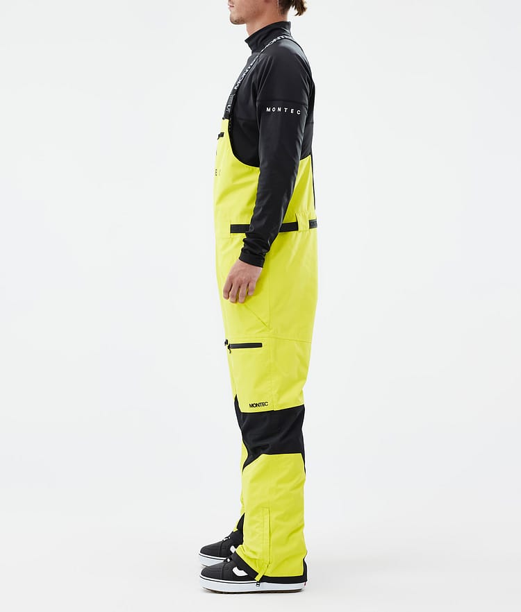 Montec Arch Snowboardbukse Herre Bright Yellow/Black, Bilde 3 av 7