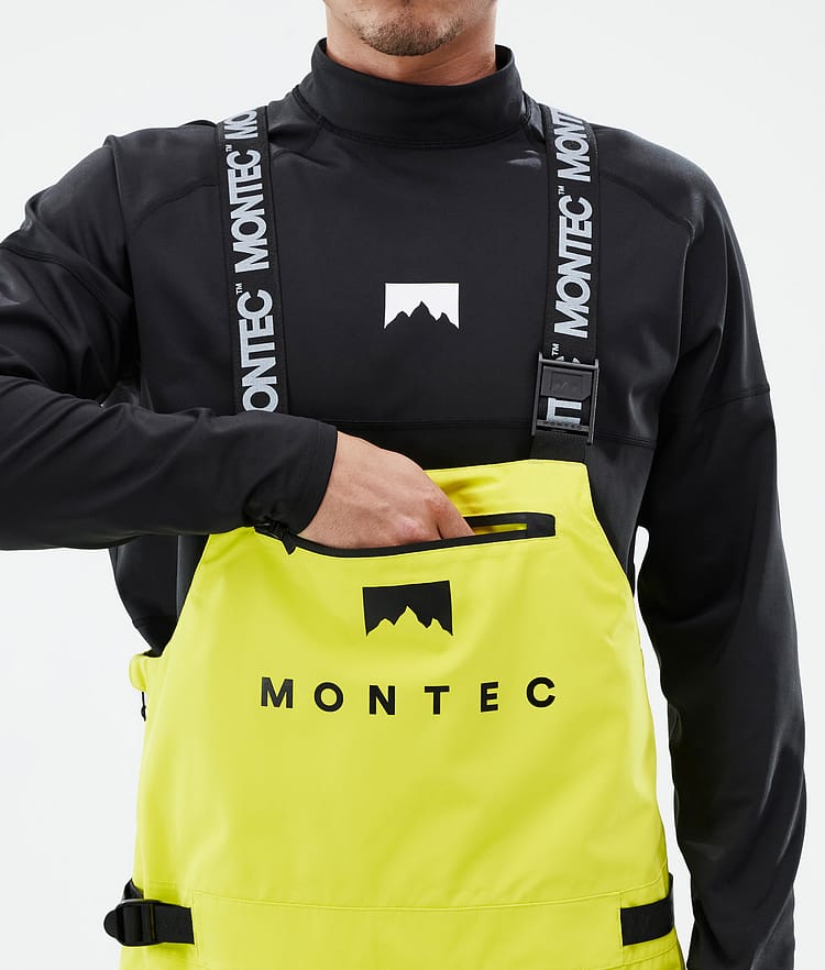 Montec Arch Snowboardbukse Herre Bright Yellow/Black, Bilde 6 av 7