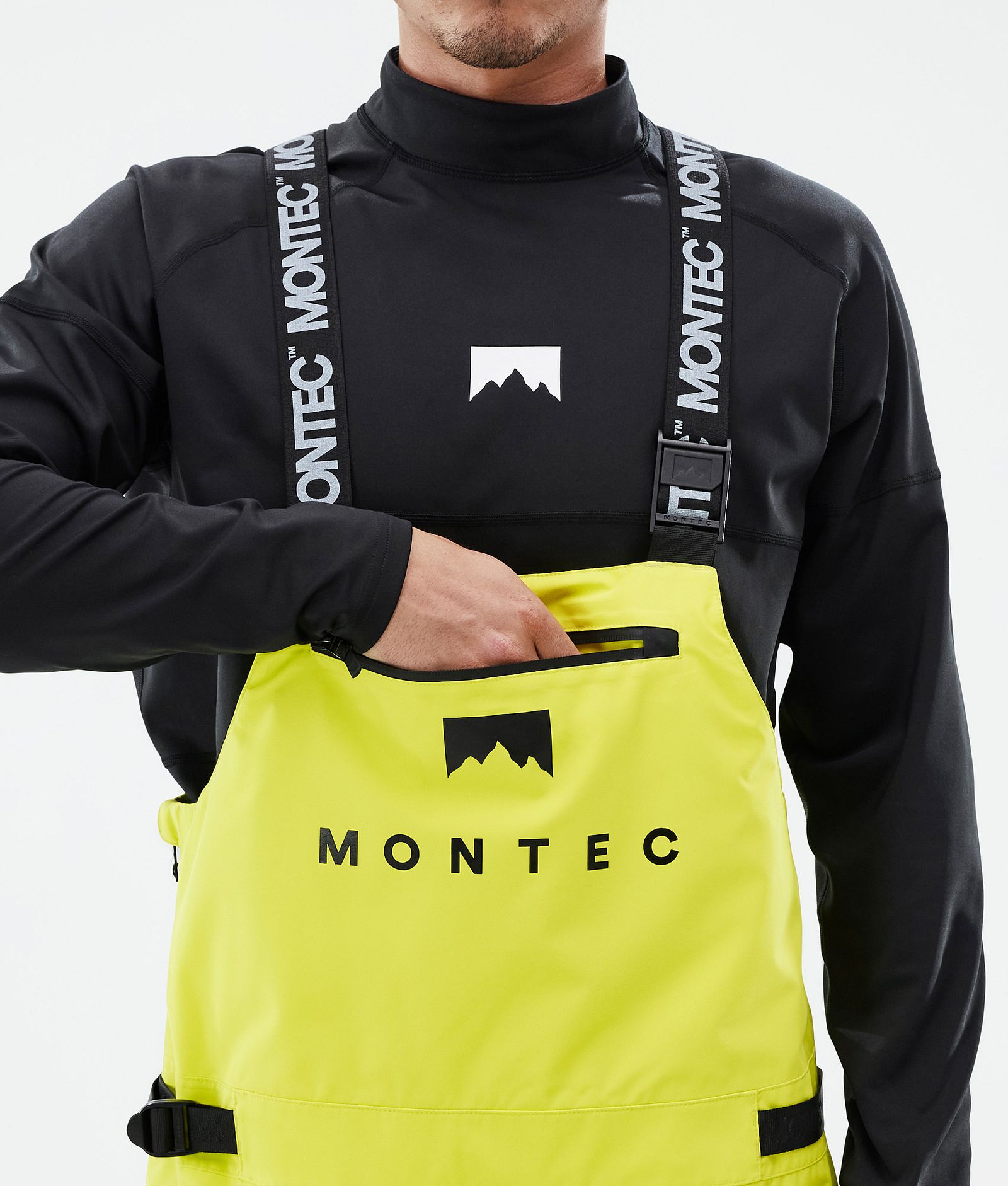 Montec Arch Skibukse Herre Bright Yellow/Black, Bilde 6 av 7