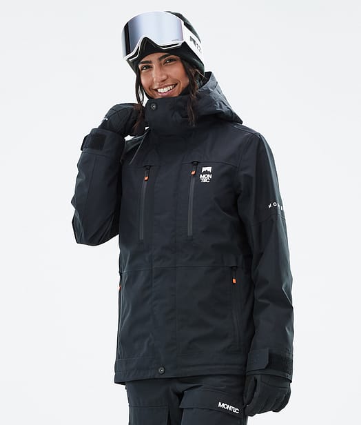 Montec Fawk W Snowboardjakke Dame Black