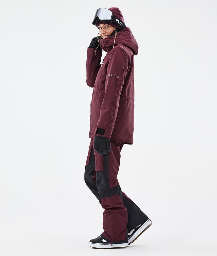 Montec Fawk W Snowboardjakke Dame Burgundy, Bilde 4 av 10