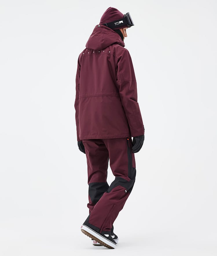 Montec Fawk W Snowboardjakke Dame Burgundy, Bilde 5 av 10